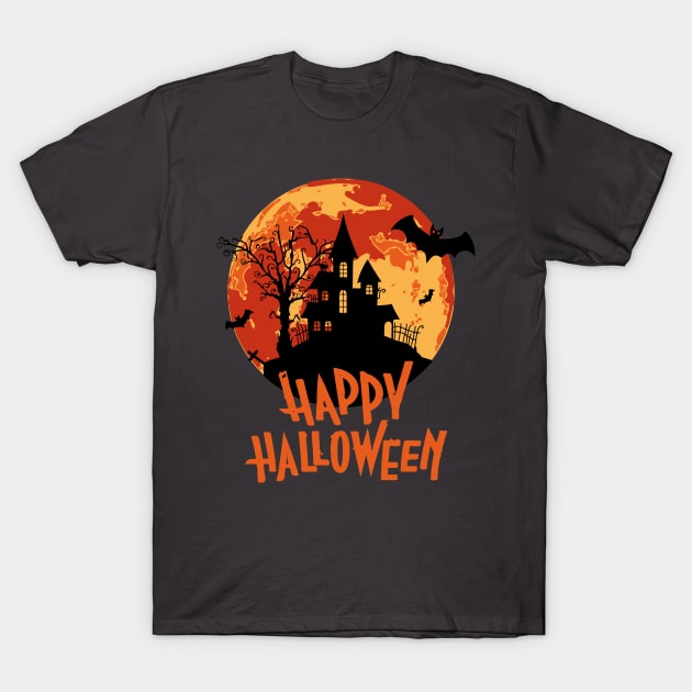 Halloween Blood Mood Design T-Shirt by boobear_studio